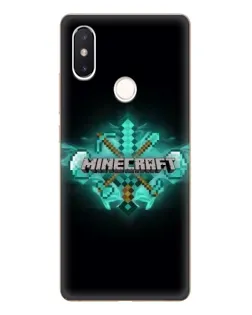 Чехол для Xiaomi Mi 8 SE с картинкой «Minecraft Diamond лого»