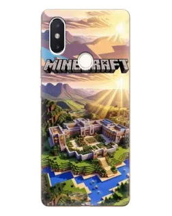 Чехол для Xiaomi Mi 8 SE с картинкой «Minecraft панорама»