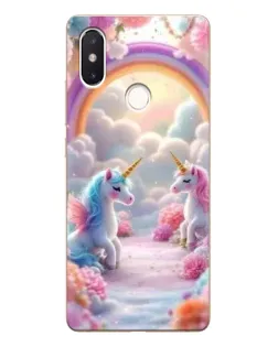 Чохол для Xiaomi Mi 8 SE з картинкою «Веселка і єдинороги» Чохол для Xiaomi Mi 8 SE з картинкою «Веселка і єдинороги»