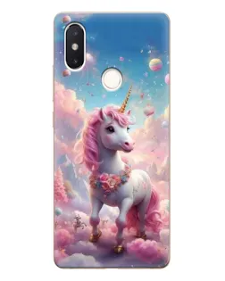 Чехол для Xiaomi Mi 8 SE с картинкой «Единорог среди облаков»