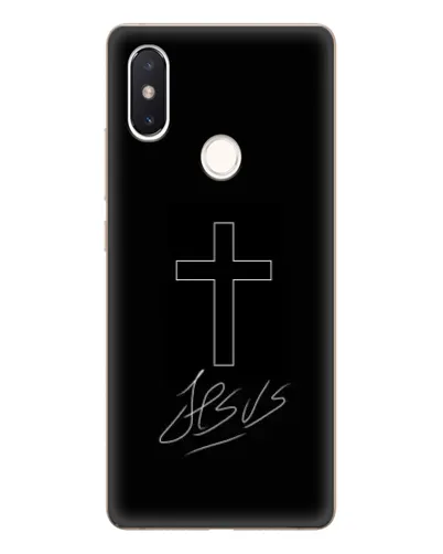 Чехол для Xiaomi Mi 8 SE с картинкой «Графический крест Jesus» Чехол для Xiaomi Mi 8 SE с картинкой «Графический крест Jesus»