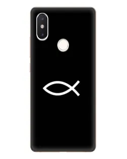 Чехол для Xiaomi Mi 8 SE с картинкой «Символ рыбы Jesus»