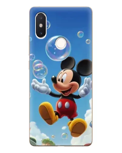 Чехол для Xiaomi Mi 8 SE с картинкой «Mickey и мыльные пузыри»