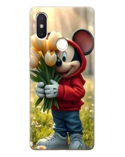 Чохол для Xiaomi Mi 8 SE з картинкою «Міккі з тюльпанами» Чохол для Xiaomi Mi 8 SE з картинкою «Міккі з тюльпанами»
