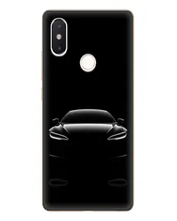 Чехол для Xiaomi Mi 8 SE с картинкой «Силуэт Tesla Night»