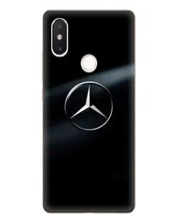 Чехол для Xiaomi Mi 8 SE с картинкой «Mercedes на металле»