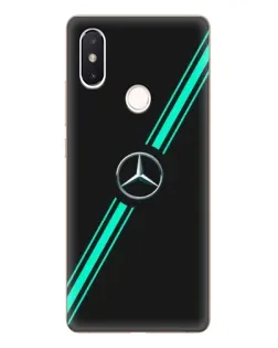 Чехол для Xiaomi Mi 8 SE с картинкой «Спортивные линии Mercedes»