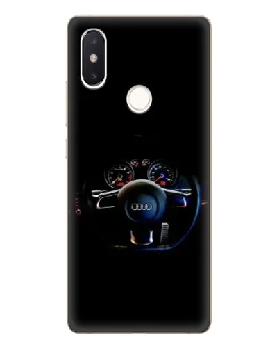 Чехол для Xiaomi Mi 8 SE с картинкой «Салон Audi — руль» Чехол для Xiaomi Mi 8 SE с картинкой «Салон Audi — руль»