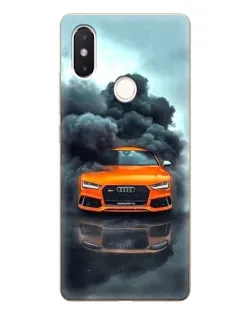 Чехол для Xiaomi Mi 8 SE с картинкой «Audi в облаках дыма» Чехол для Xiaomi Mi 8 SE с картинкой «Audi в облаках дыма»
