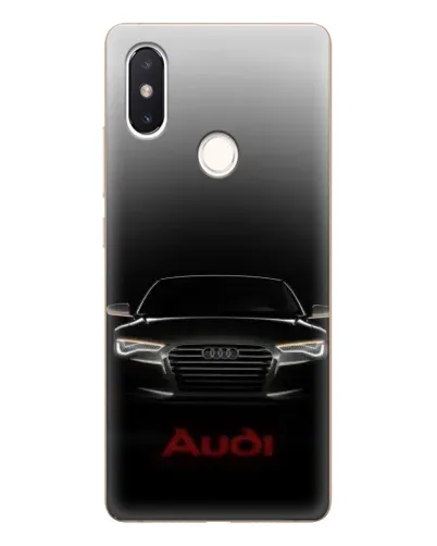 Чехол для Xiaomi Mi 8 SE с картинкой «Audi — градиентный контур» Чехол для Xiaomi Mi 8 SE с картинкой «Audi — градиентный контур»