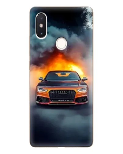 Чехол для Xiaomi Mi 8 SE с картинкой «Audi в огненном дыму» Чехол для Xiaomi Mi 8 SE с картинкой «Audi в огненном дыму»