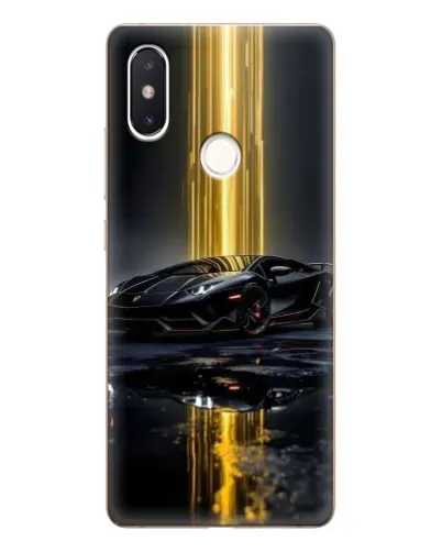 Чехол для Xiaomi Mi 8 SE с картинкой «Ночной Lamborghini драйв»