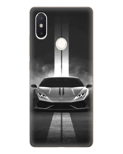Чехол для Xiaomi Mi 8 SE с картинкой «Lamborghini симметрия дорог»