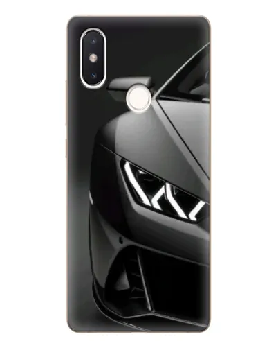 Чехол для Xiaomi Mi 8 SE с картинкой «Lamborghini фары детализация»
