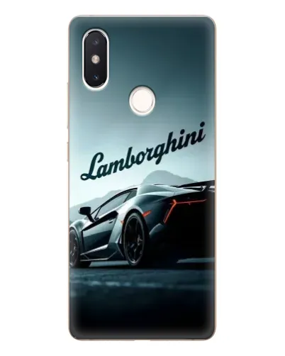 Чехол для Xiaomi Mi 8 SE с картинкой «Классическая надпись Lamborghini»
