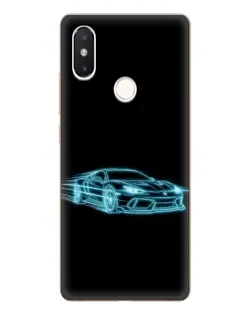 Чехол для Xiaomi Mi 8 SE с картинкой «Неоновый контур Lamborghini» Чехол для Xiaomi Mi 8 SE с картинкой «Неоновый контур Lamborghini»