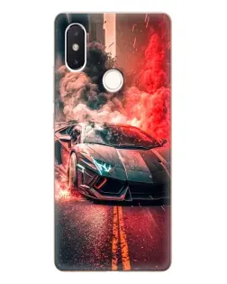 Чехол для Xiaomi Mi 8 SE с картинкой «Lamborghini красный дым» Чехол для Xiaomi Mi 8 SE с картинкой «Lamborghini красный дым»