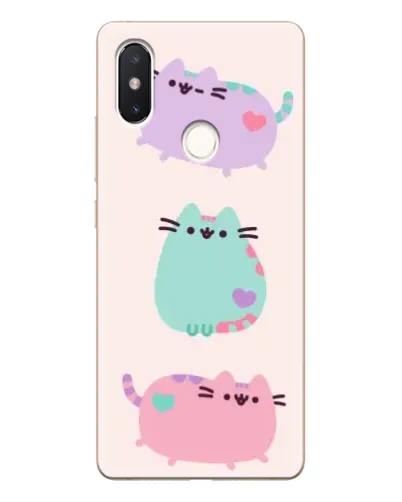 Чохол для Xiaomi Mi 8 SE з картинкою «Pusheen тріо» Чохол для Xiaomi Mi 8 SE з картинкою «Pusheen тріо»