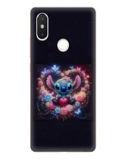 Чохол для Xiaomi Mi 8 SE з картинкою «Stitch у квітах»