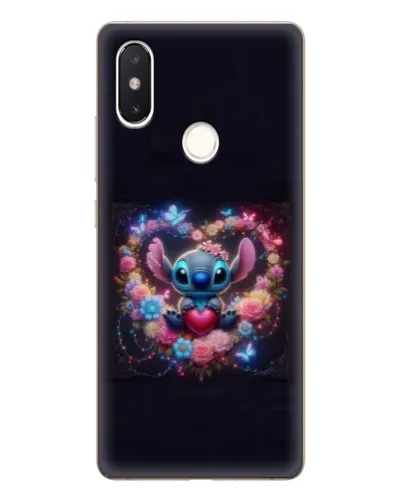 Чехол для Xiaomi Mi 8 SE с картинкой «Stitch в цветах» Чехол для Xiaomi Mi 8 SE с картинкой «Stitch в цветах»