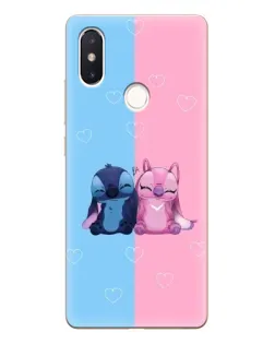 Чохол для Xiaomi Mi 8 SE з картинкою «Stitch та Angel Love»