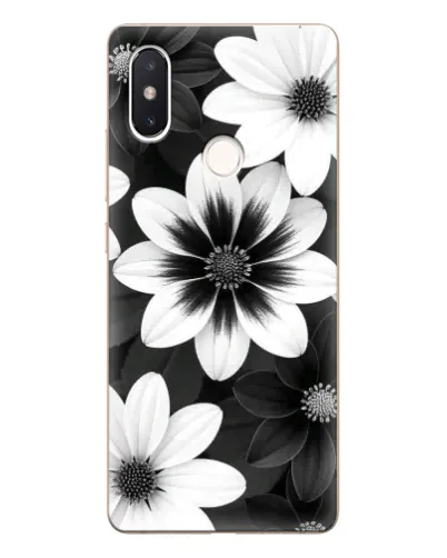 Чехол для Xiaomi Mi 8 SE с картинкой «Монохромные астры» Чехол для Xiaomi Mi 8 SE с картинкой «Монохромные астры»