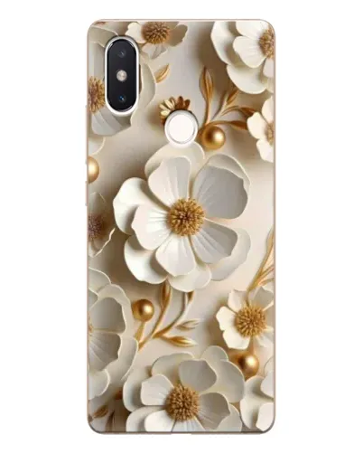 Чехол для Xiaomi Mi 8 SE с картинкой «Белие бумажние цвети» Чехол для Xiaomi Mi 8 SE с картинкой «Белие бумажние цвети»