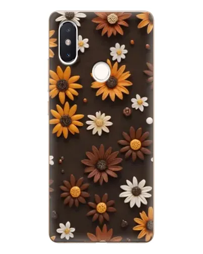 Чехол для Xiaomi Mi 8 SE с картинкой «Узор из маленьких подсолнухов» Чехол для Xiaomi Mi 8 SE с картинкой «Узор из маленьких подсолнухов»