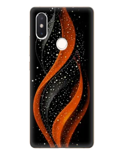 Чехол для Xiaomi Mi 8 SE с картинкой «Огненная звездная волна»