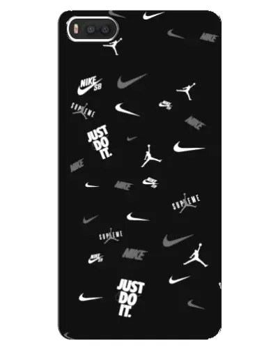 Чехол для Xiaomi Mi8 с картинкой «Nike Black Pattern» Чехол для Xiaomi Mi8 с картинкой «Nike Black Pattern»