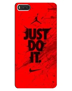 Чехол для Xiaomi Mi8 с картинкой «Nike Just Do It» Чехол для Xiaomi Mi8 с картинкой «Nike Just Do It»