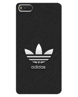 Чохол для Xiaomi Mi8 з картинкою «Adidas Карбонова текстура»