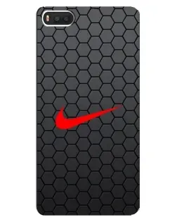 Чехол для Xiaomi Mi8 с картинкой «Nike — карбоновая сетка» Чехол для Xiaomi Mi8 с картинкой «Nike — карбоновая сетка»