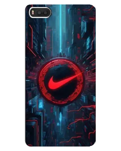 Чохол для Xiaomi Mi8 з картинкою «Техногенний стиль Nike»