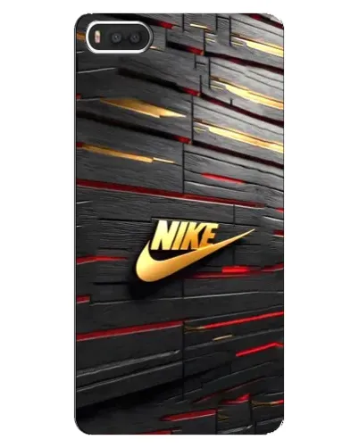 Чохол для Xiaomi Mi8 з картинкою «Золотий Nike на металі»