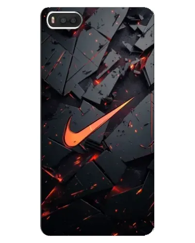 Чохол для Xiaomi Mi8 з картинкою «Nike — ефект розломів»