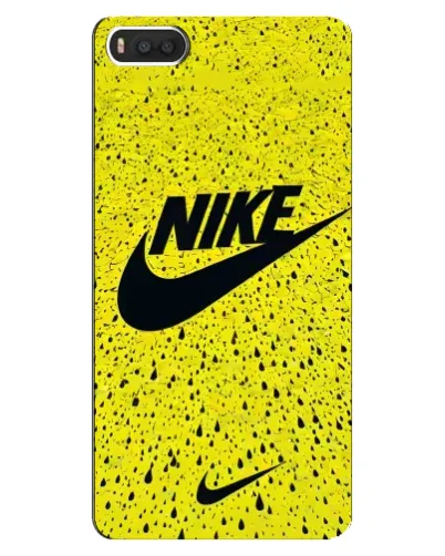 Чохол для Xiaomi Mi8 з картинкою «Жовтий текстурний Nike»