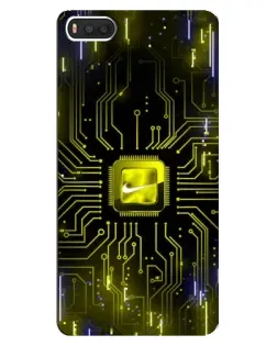 Чохол для Xiaomi Mi8 з картинкою «Nike — золота іскра» Чохол для Xiaomi Mi8 з картинкою «Nike — золота іскра»