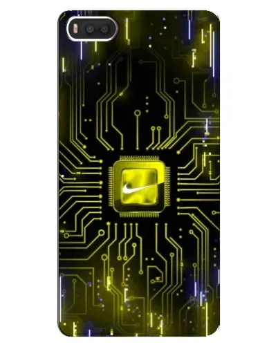 Чохол для Xiaomi Mi8 з картинкою «Nike — золота іскра»
