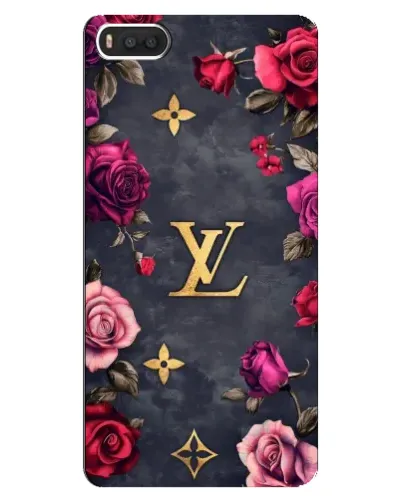Чехол для Xiaomi Mi8 с картинкой «Цветочный Louis Vuitton»