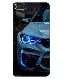 Чохол для Xiaomi Mi8 з картинкою «Погляд BMW з синіми фарами» Чохол для Xiaomi Mi8 з картинкою «Погляд BMW з синіми фарами»