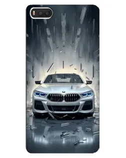 Чохол для Xiaomi Mi8 з картинкою «BMW у світлі фар»