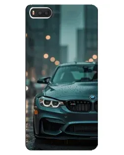 Чохол для Xiaomi Mi8 з картинкою «BMW у вогнях міста»