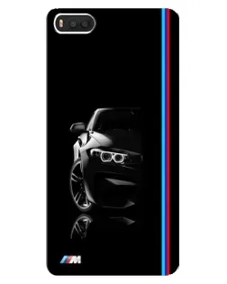 Чохол для Xiaomi Mi8 з картинкою «Силует BMW в темряві»