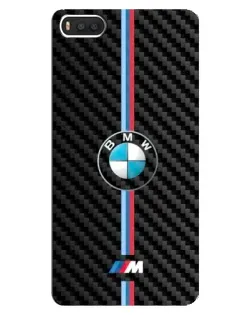 Чохол для Xiaomi Mi8 з картинкою «Емблема BMW та карбон»