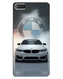 Чохол для Xiaomi Mi8 з картинкою «BMW в білому диму»
