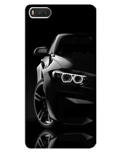 Чохол для Xiaomi Mi8 з картинкою «Чорна BMW — профіль»