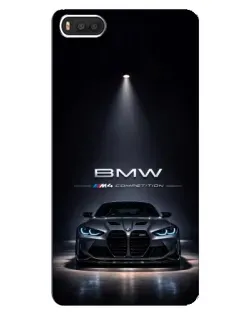 Чохол для Xiaomi Mi8 з картинкою «BMW крізь нічне місто»
