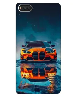 Чохол для Xiaomi Mi8 з картинкою «BMW — золота емблема»