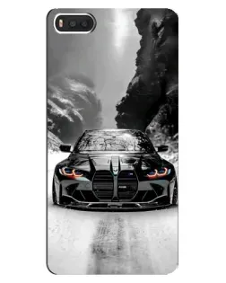 Чохол для Xiaomi Mi8 з картинкою «BMW — акварельний дрифт»